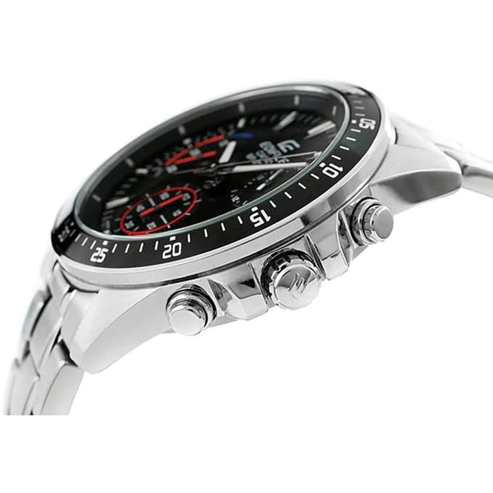 Casio Edifice EFV-540D-1AVUEF Chronograph Watch - Black Stainless Steel - View 2