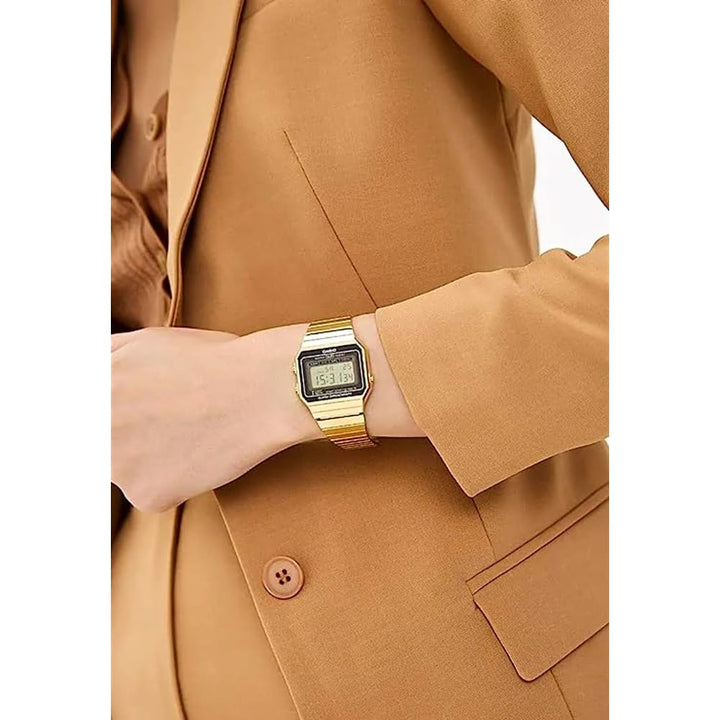 Casio Collection A700WEG-9AEF Gold-Tone Digital Watch - View 6