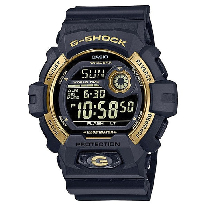 Casio G-Shock G-8900GB-1ER Black & Gold Digital Watch - View 1
