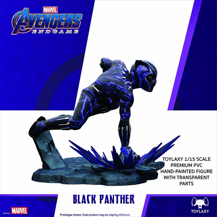 Toylaxy Marvel Avengers Endgame Black Panther Collectible Figure - View 7