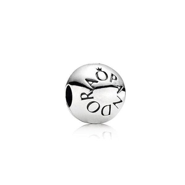 Pandora Logo Clip Charm 791015 - Sterling Silver - View 1