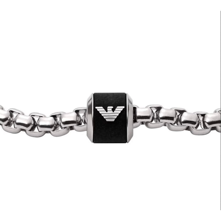 Emporio Armani Black & Stainless Steel Bracelet EGS2911040 - View 3