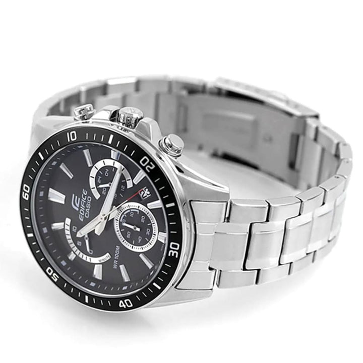 Casio Edifice EFR-552D-1AVUDF Black & Silver Chronograph - View 3