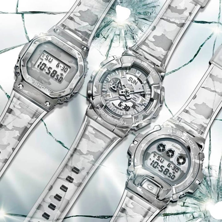 Casio G-Shock GM-5600SCM-1ER Silver Armor Digital Watch - View 4