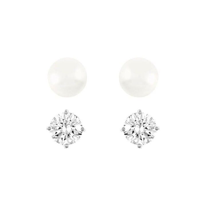 Swarovski Attract 5184312 Pearl & Crystal Earring Set - View 2