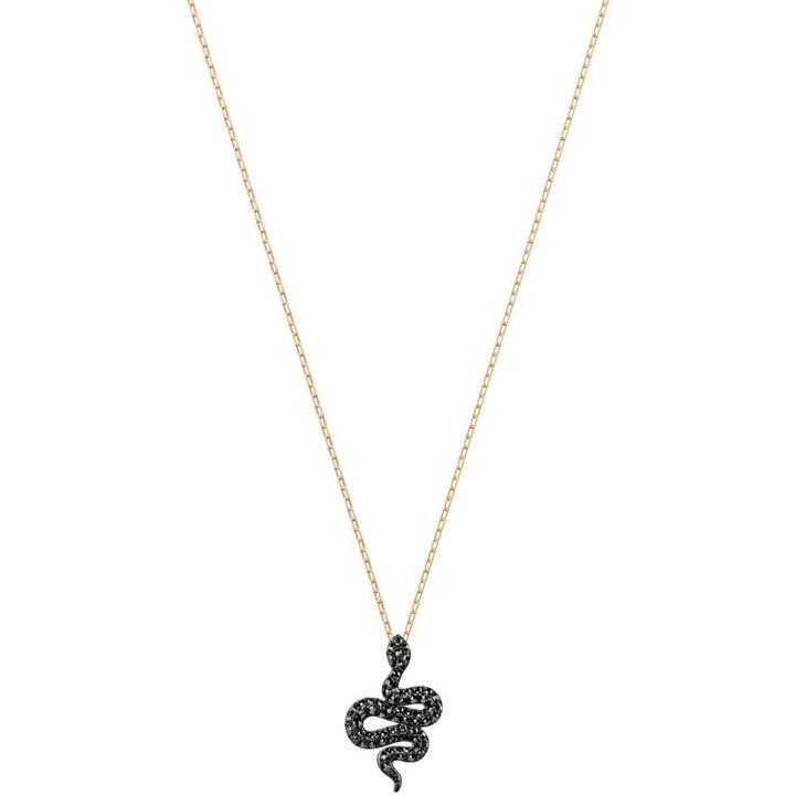 Swarovski Leslie Serpent Pendant - Black & Rose Gold #5384396 - View 2