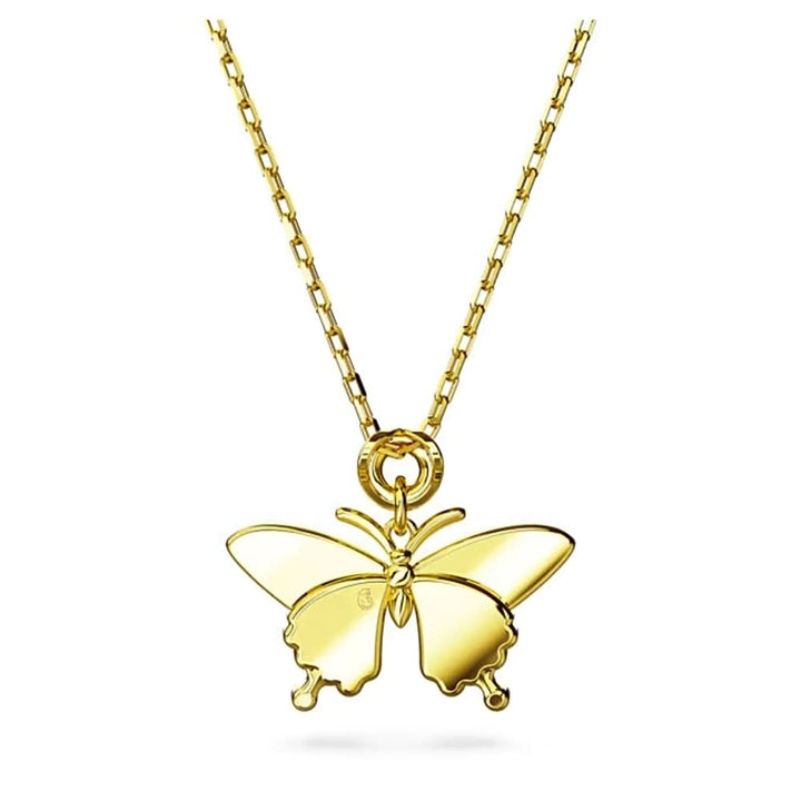 Swarovski Idyllia Butterfly Pendant, 5658857, Gold-Tone - View 2