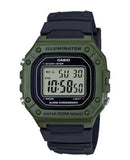 Casio Illuminator W-218H-3AVDF Green Digital Watch