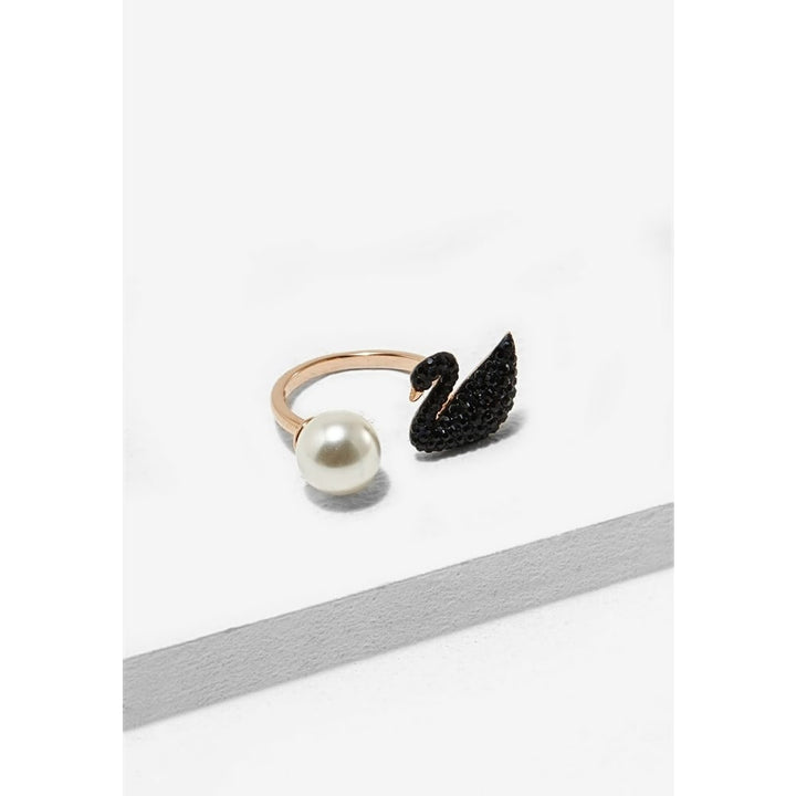 Swarovski Iconic Swan Ring Rose Gold, Size 55 - 5256266 - View 3