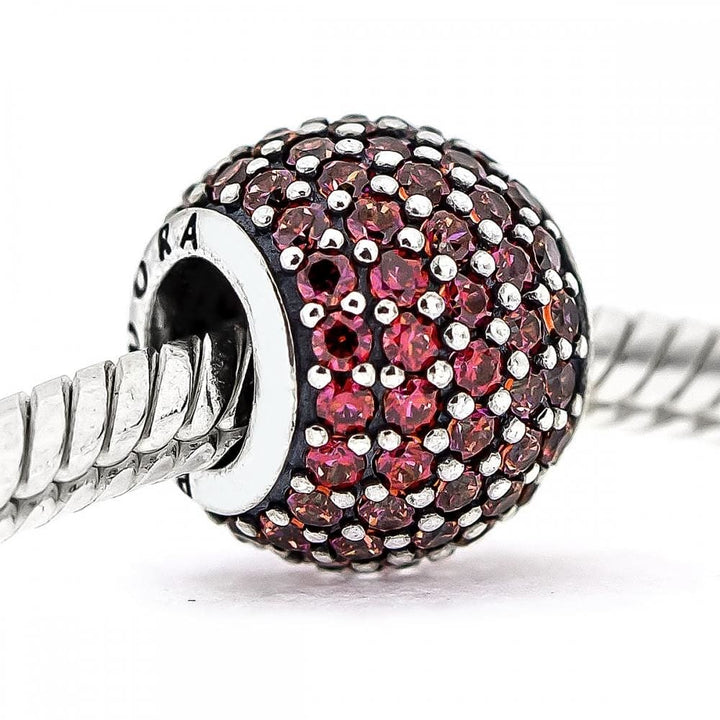 Pandora Red Pave Ball Charm 791051CZR - View 2