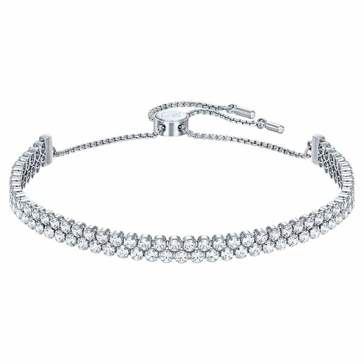 Swarovski Subtle Bracelet - White #5221397: Elevate Your Sparkle - View 1