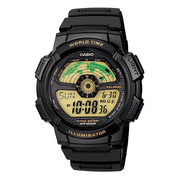 Casio Classic AE-1100W-1BVSDF Digital Resin Watch - View 1