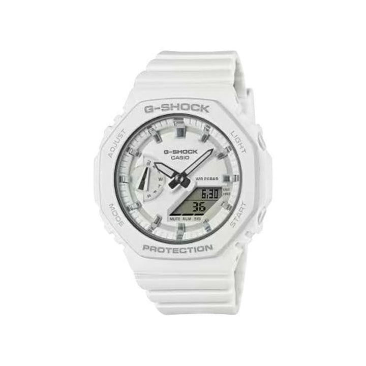 Casio G-Shock GMA-S2100-7AER Women's Minimalist White Watch - View 1