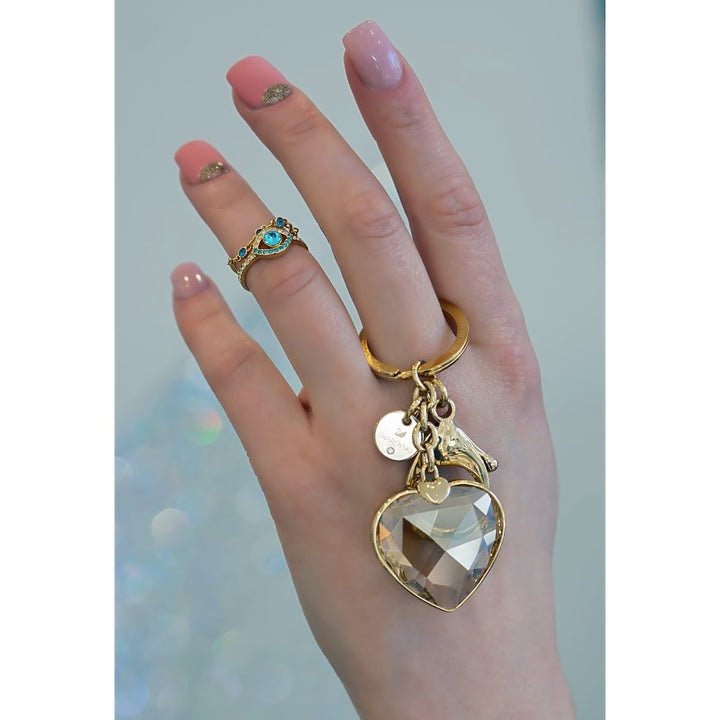 Swarovski Heartbeat Gold Keychain - 5127860 - View 3