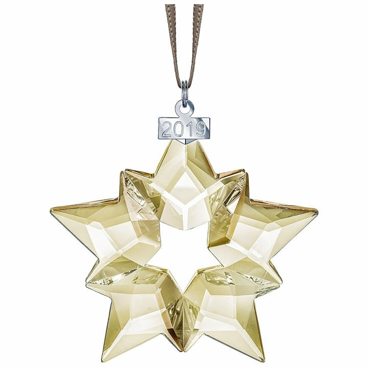 Swarovski 2019 Annual Edition Gold Crystal Ornament 5429596 - View 1