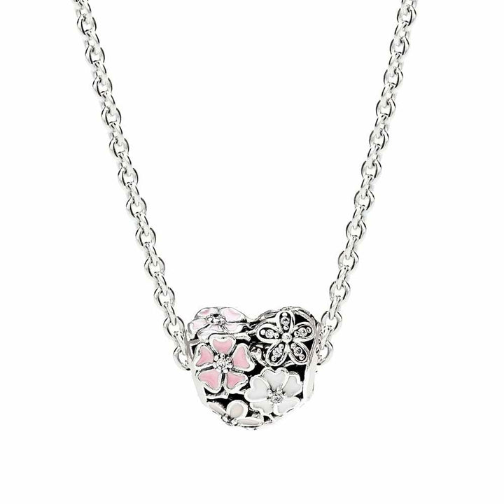 Pandora Poetic Blooms Charm 791825ENMX: A Floral Masterpiece - View 2