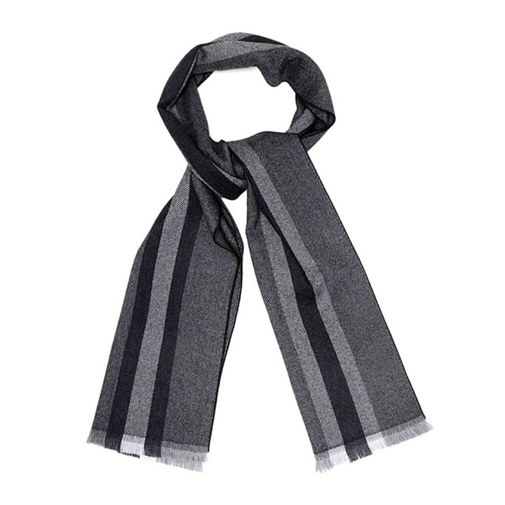 Gucci Dark Grey & Black Wool Scarf 387574-4G200-1361 - View 2