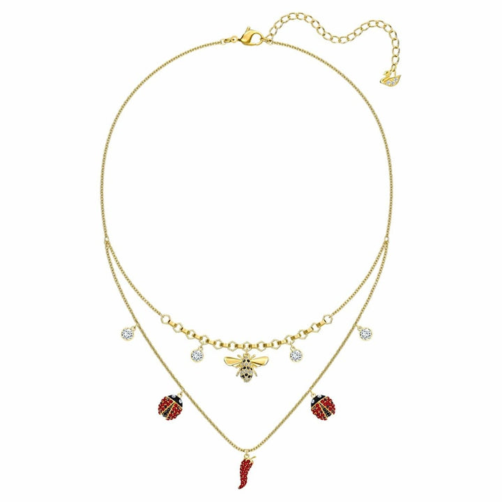 Swarovski Lisabel Red & Gold Necklace 5498807 - View 3