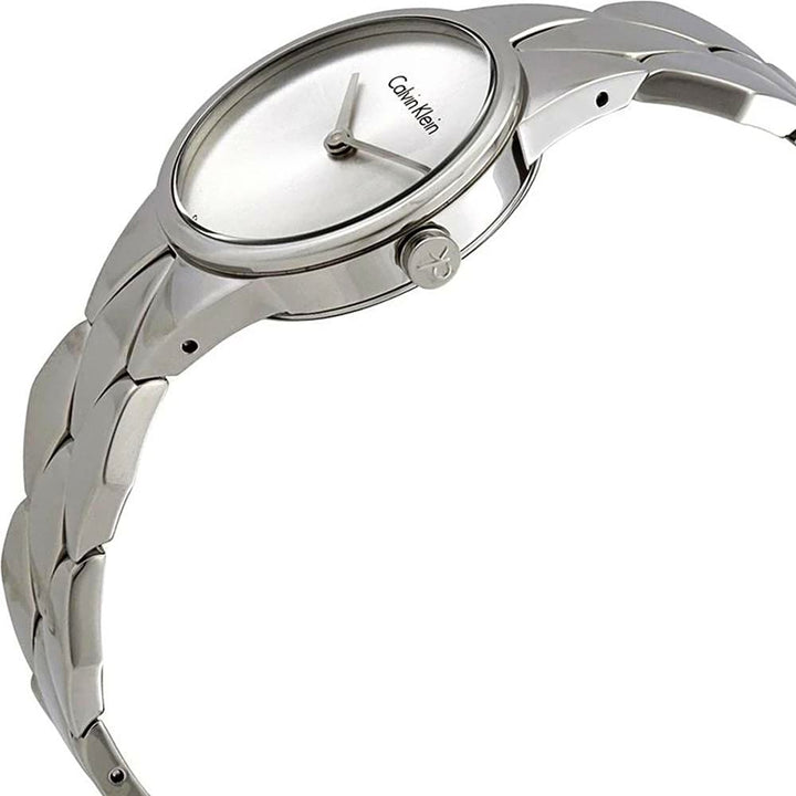 Calvin Klein Snake K6E23146 Silver Steel Ladies Watch - View 2