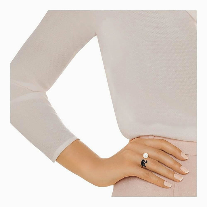 Swarovski Iconic Swan Ring Rose Gold, Size 55 - 5256266 - View 4