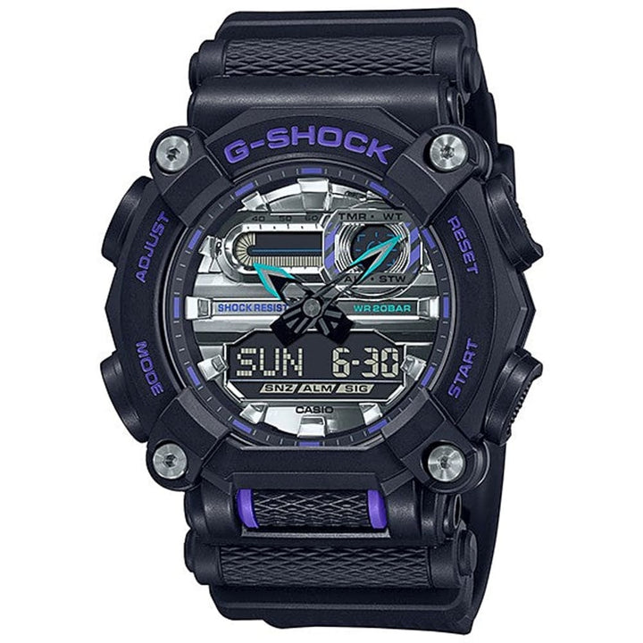 Casio G-Shock GA-900AS-1ADR: Rugged Industrial Design - View 1