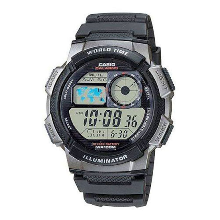 Casio AE-1000W-1BVDF Multi-Functional Digital Sports Watch - View 1