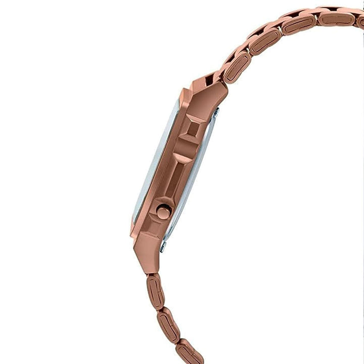 Casio Vintage A1000RG-5EF Rose Gold Stainless Steel Watch - View 3