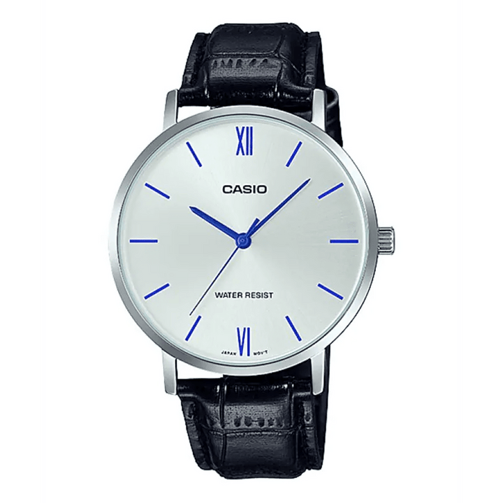 Casio Men's Analog Watch MTP-VT01L-7B1UDF: Silver Dial, Classic Style - View 1
