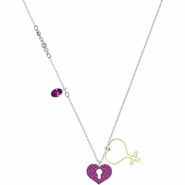 Swarovski Mine Heart Pendant Necklace, 5409469 - View 1