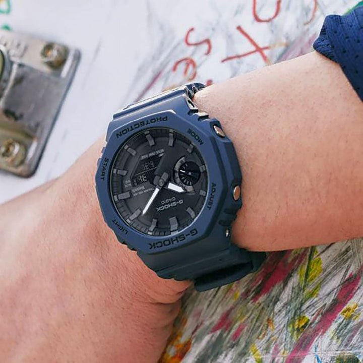 Casio G-Shock GA-B2100-2AER Blue Solar Bluetooth Watch - View 8