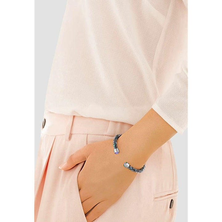 Swarovski Crystaldust Grey Crystal Cuff Bracelet 5273639 - View 2