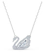 SWAROVSKI Dancing Swan necklace close up
