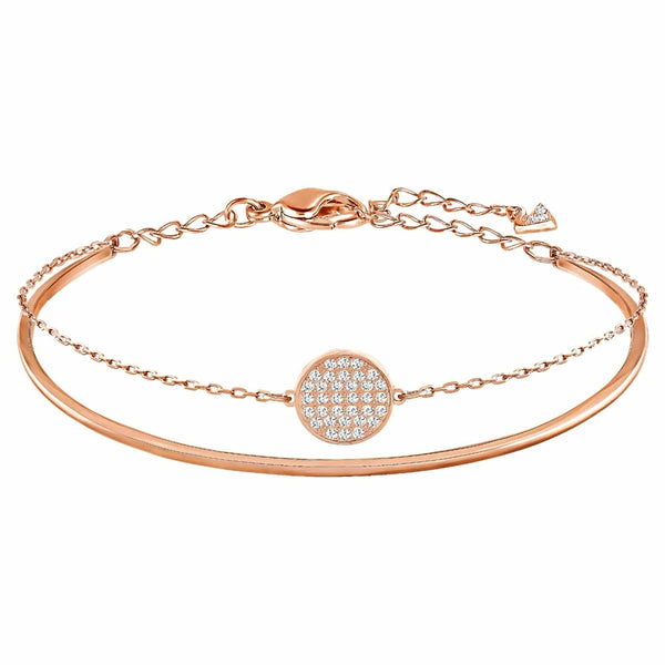 Swarovski Ginger Bangle 5274892: Rose Gold Sparkle for You - View 1