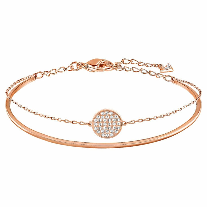 Swarovski Ginger Bangle 5274892: Rose Gold Sparkle for You - View 1
