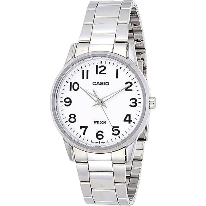 Casio Standard MTP-1303D-7BVDF Analog Silver-Tone Watch - View 1
