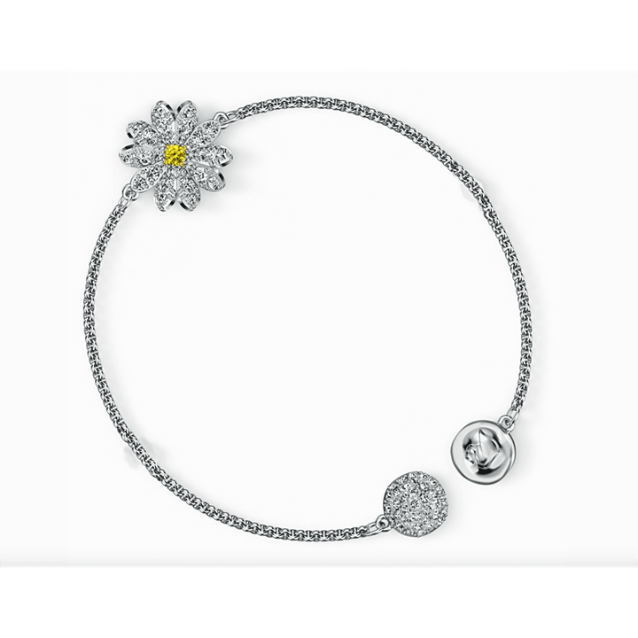 Swarovski Remix Flower White Strand Bracelet L 5535299 - View 2