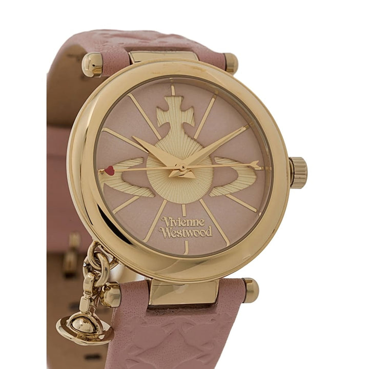 Vivienne Westwood Orb II Pink Leather Ladies' Watch VV006PKPK - View 2