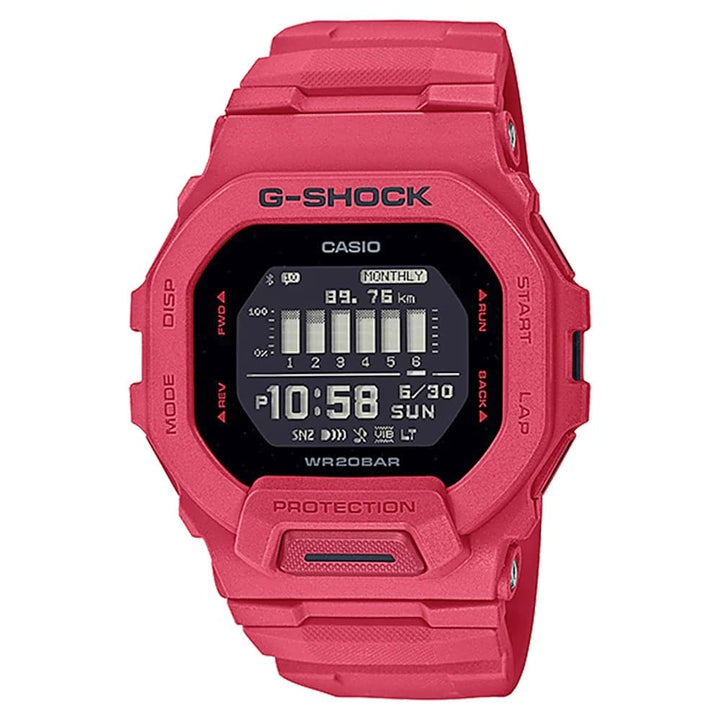 Casio G-Shock GBD-200RD-4 Training Partner - Vibrant Red - View 1