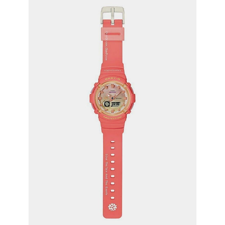 Casio Baby-G BGA-280AQ-4ADR Aqua Planet Pink & White Watch - View 2