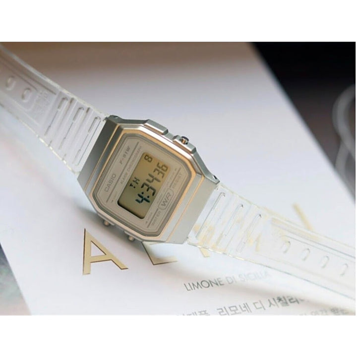 Casio POP F-91WS-7DF Classic White Digital Watch - View 4