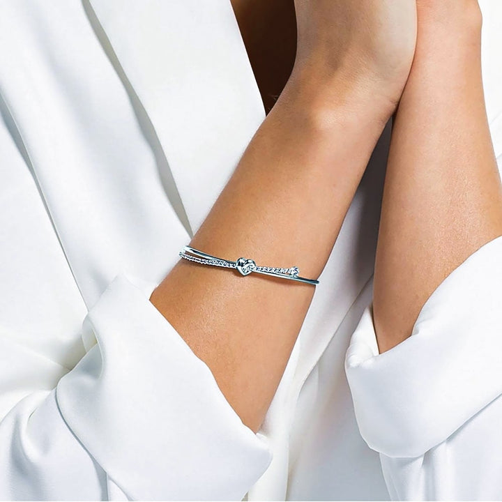 Swarovski Lifelong Heart Bangle: A Symbol of Everlasting Love (5517944) - View 3