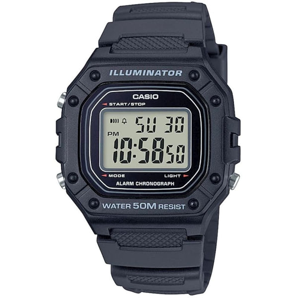 Casio W-218H-1AVEF: Your Everyday Modern Classic - View 1