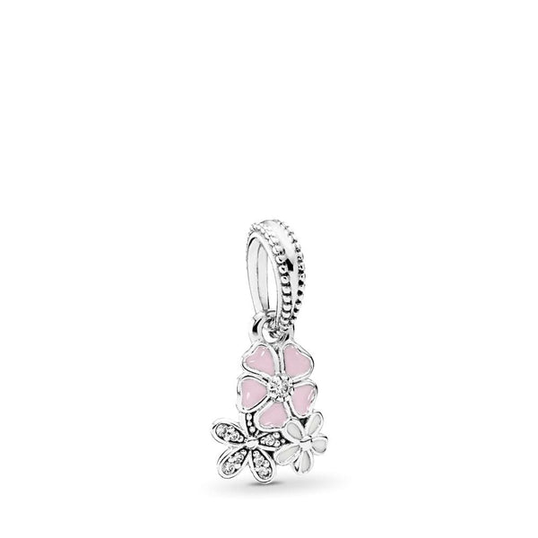 Pandora Poetic Blooms Pendant Charm 791824ENMX - View 1