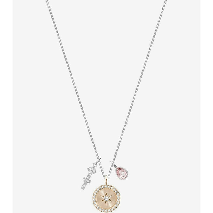 Swarovski Sagittarius Zodiac Pendant, Pink Rhodium Finish 5349221 - View 1
