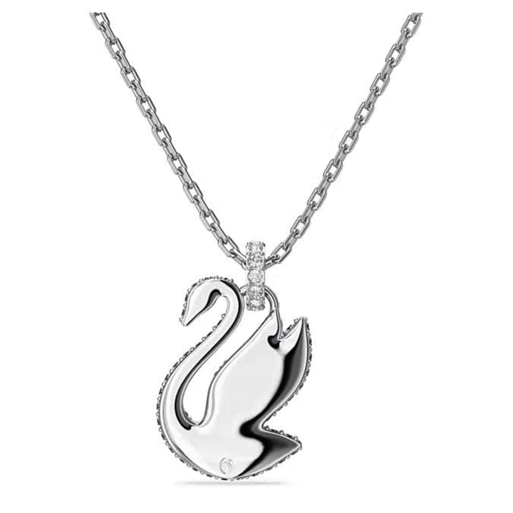 Swarovski Swan Pendant, Medium, Blue, Rhodium Plated, 5660594 - View 4