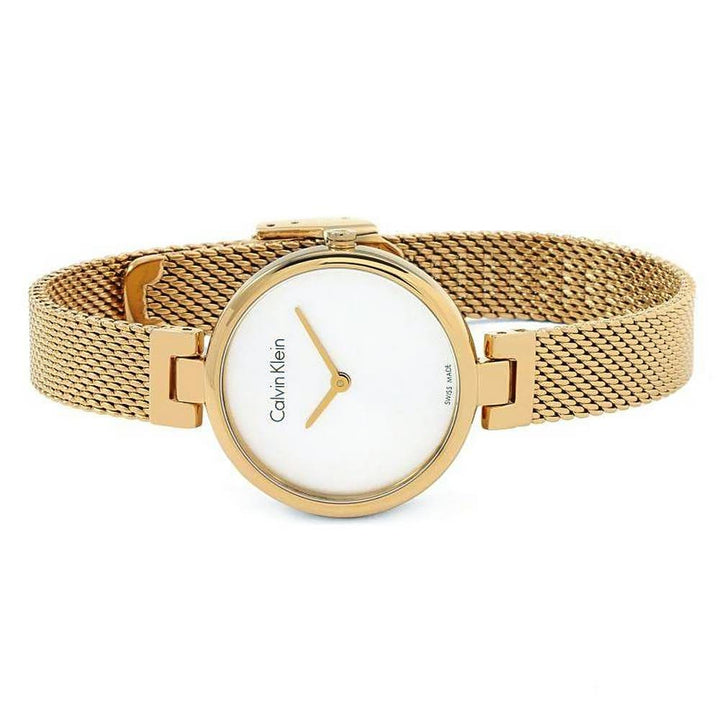 Calvin Klein Authentic K8G23626 Rose Gold Mesh Ladies Watch - View 2