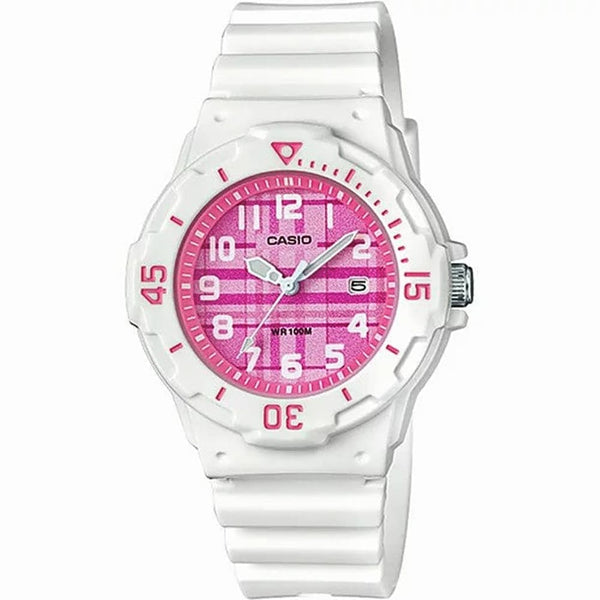 Casio LRW-200H-4CVDF Women's Casual Pink Dial Watch - View 1