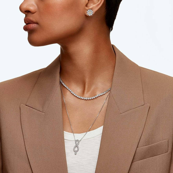 Swarovski Infinity Necklace - White 5537966: Symbol of Everlasting Love - View 3