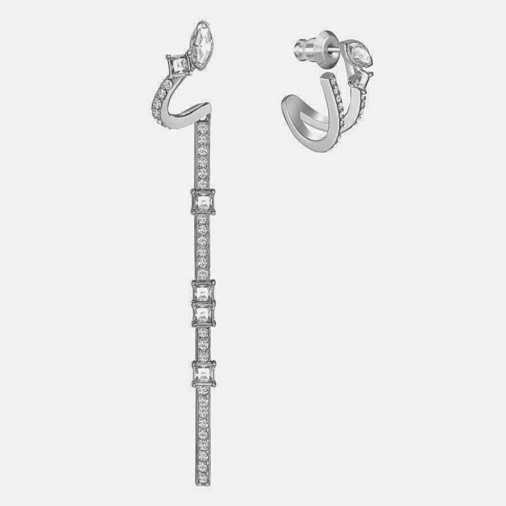 Swarovski Henrietta Asymmetrical Crystal Earrings 5300205 - View 3