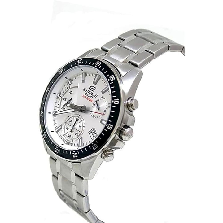 Casio Edifice EFV-540D-7AVUEF: Precision Silver Chronograph - View 4